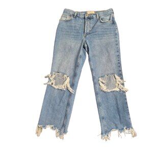 We The Free Free People Distressed Jeans Size 28